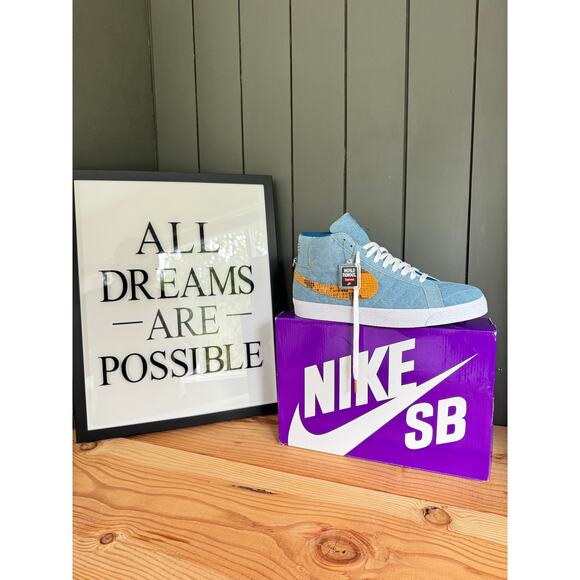 NIKE SB ZOOM BLAZER MID QS 2 Size 11 Men’s/ 12.5 Women’s - Picture 2 of 8